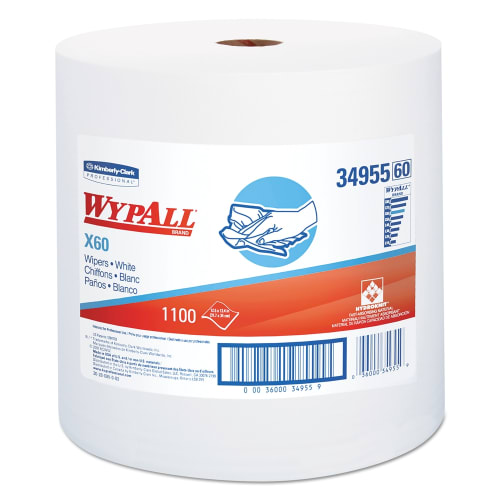 Paños de Limpieza Multiuso WypAll® GeneralClean X60, Rollo Tamaño Jumbo